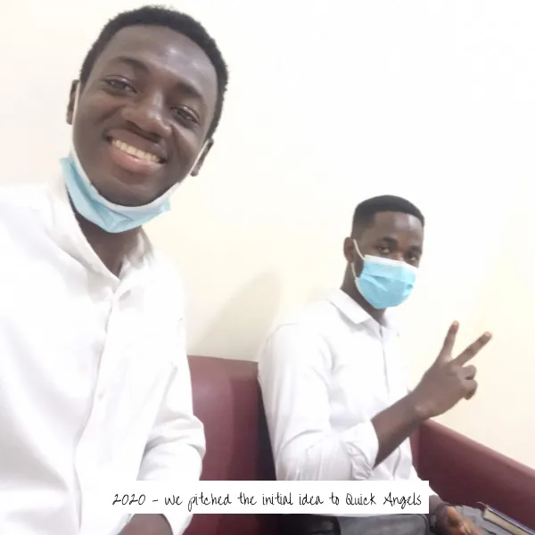 2020 - We pitched the initial idea to Quick Angels 💰😭